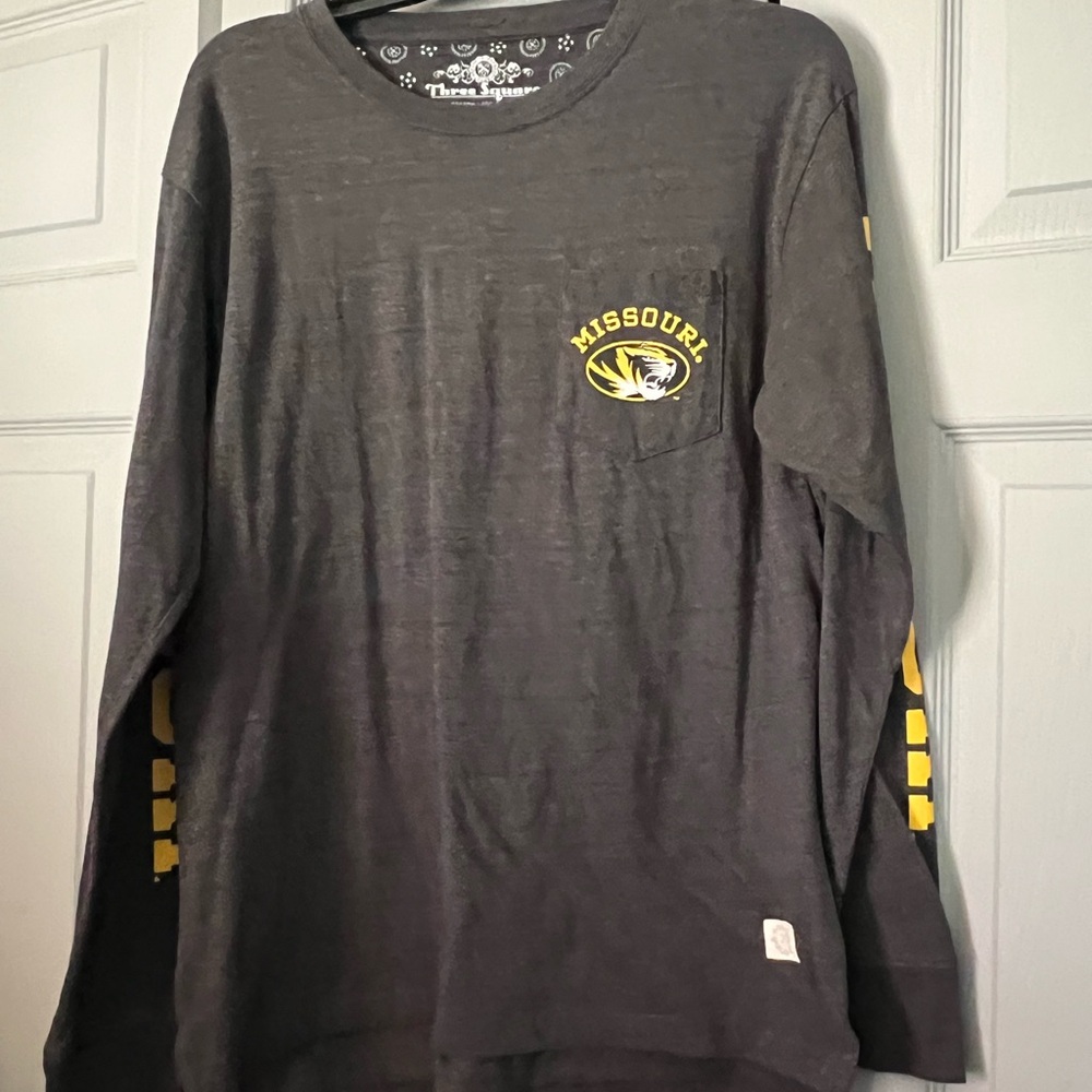 Missouri Long Sleeve Tee - Charcoal Gray